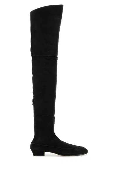 The Row Hereditas Shearling Over-the-knee Boots