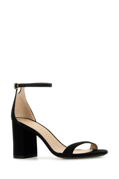 Stuart Weitzman 75mm Nudist Curve Block Sandals