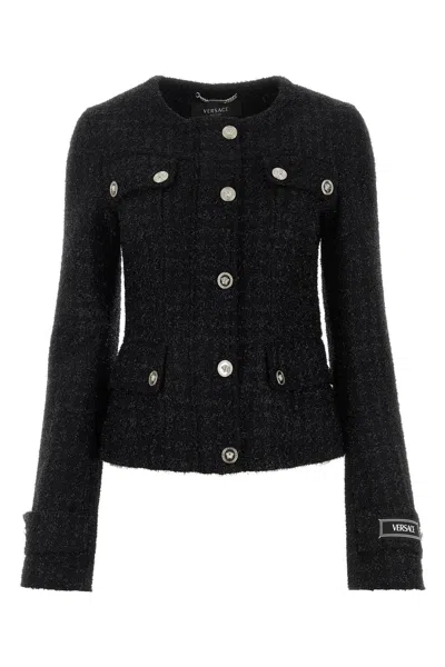 Versace Lurex Tweed Jacket