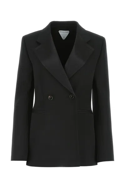 Bottega Veneta Compact Wool Two-button Blazer Jacket