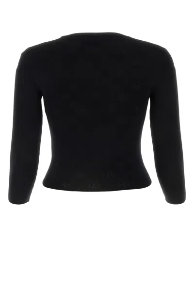 Balenciaga Wool Blend Crew Neck Sweater