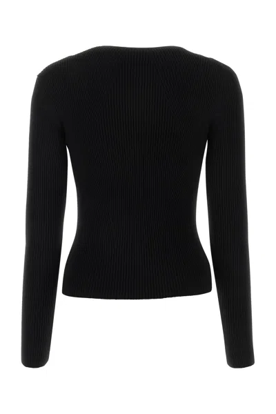 Alexander Mcqueen Cutout Ribbed Wool-blend Sweater