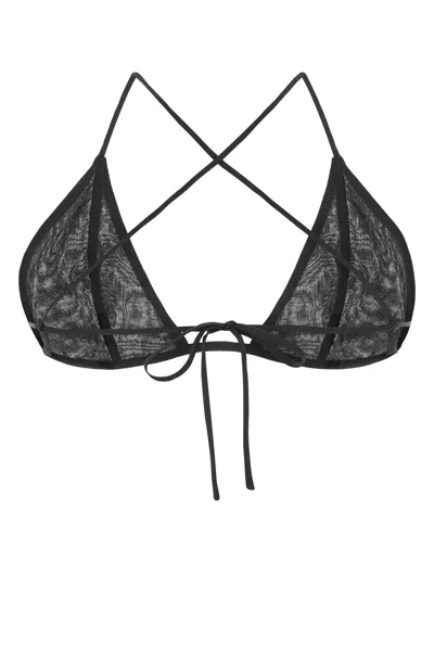 Philosophy Wool Blend Triangle Bra In Black