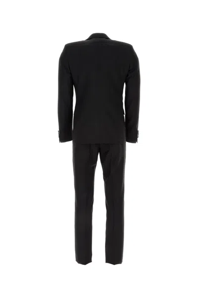 Prada Suit Wool Blend Notch Lapels