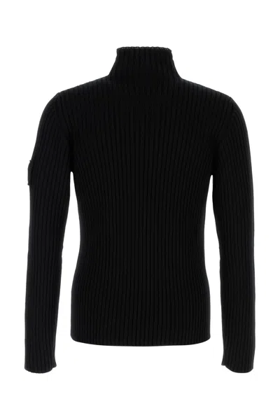 Prada High-neck Ribbed Wool Sweater