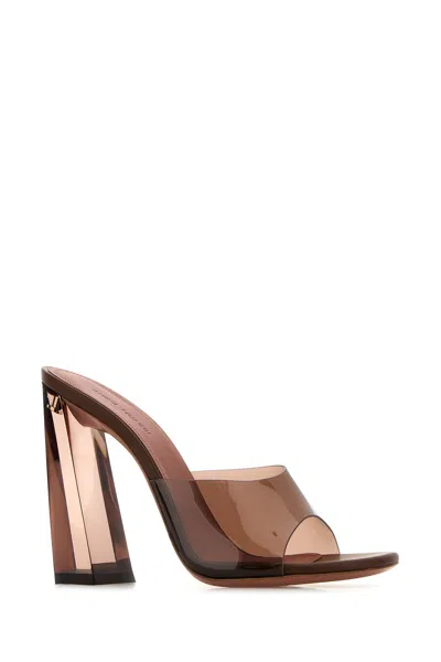 Amina Muaddi Open-toed Muller Shoes