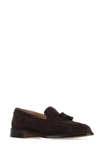 Tricker's Loafers With Tassel Detail And Stacked Heel In Brown