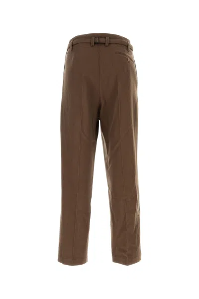 Lemaire Pantalone In Misto Lana Marrone Uomo