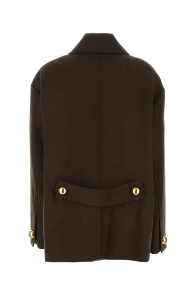 Ami Alexandre Mattiussi Ami Paris Brown Wool Jacket