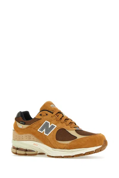 New Balance Suede And Mesh Sneakers With Peculiar Print