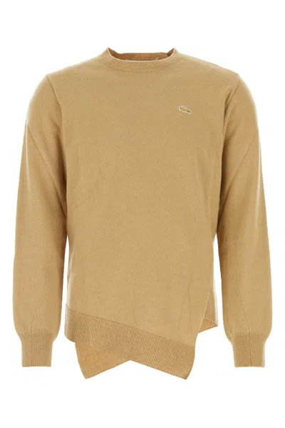 Comme Des Garçon Shirt Camel Wool Comme Des Garã§ons Shirt X Lacoste Sweater