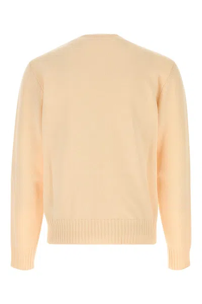 Valentino Beige Embroidered Wool Sweater