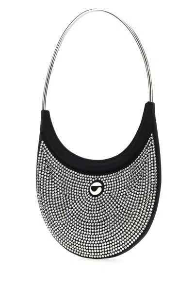 Coperni Embellished Fabric Ring Swipe Shoulder Bag