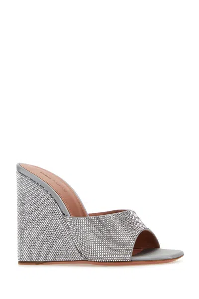 Amina Muaddi Sandals With Embellished Heels