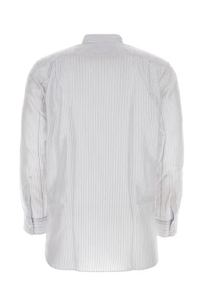 Comme Des Garçon Shirt Embroidered Cupro Shirt