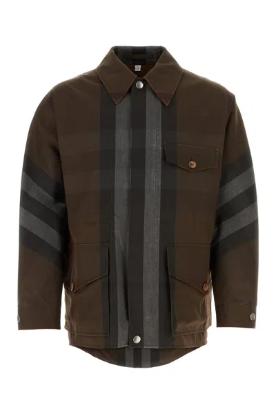 Burberry Washed Check Workwear Jacket
