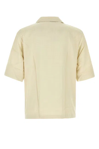 Amiri Embroidered Satin Shirt With Chest Pockets