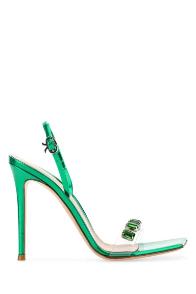 Gianvito Rossi Ribbon Candy Crystal-embellished Pvc Sandals