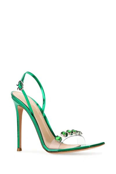 Gianvito Rossi Ribbon Candy Crystal-embellished Pvc Sandals