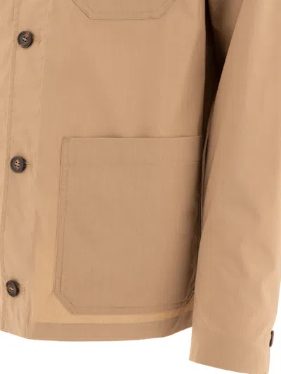 Incotex Long Sleeve Chest Pocket Front Pockets Jacket
