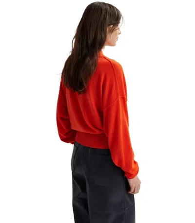 Essentiel Antwerp Gecko Orange Sweater In Red