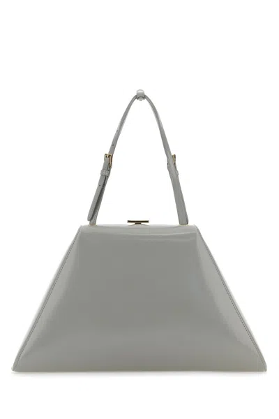 Prada Light Grey Leather Handbag