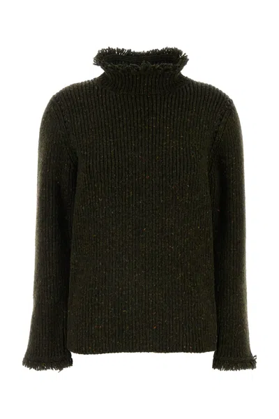 Burberry Fringe Sweater With T