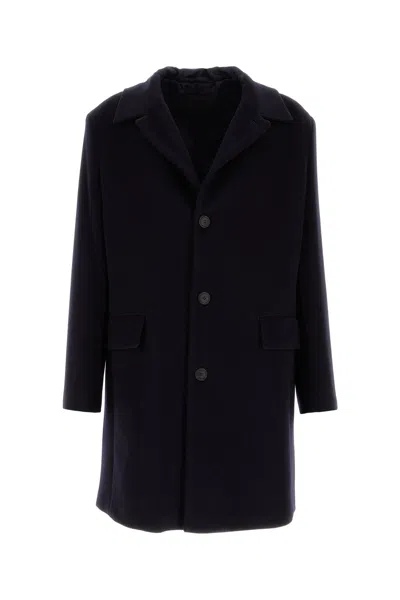 Prada Midnight Wool Blend Coat