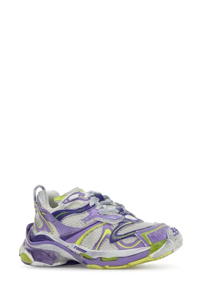 Balenciaga Purple Runner 2.0 Low Top Sneakers