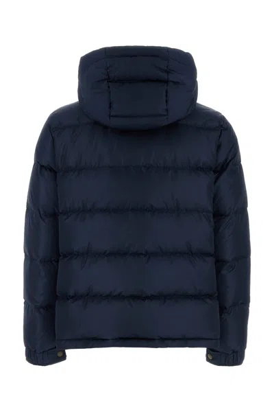 Valentino Nylon Hooded Down Jacket With Vlogo Patch