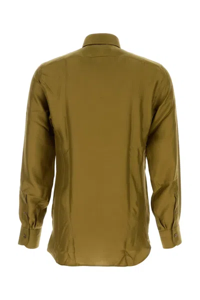 Tom Ford Silk Short-sleeve Shirt For Men