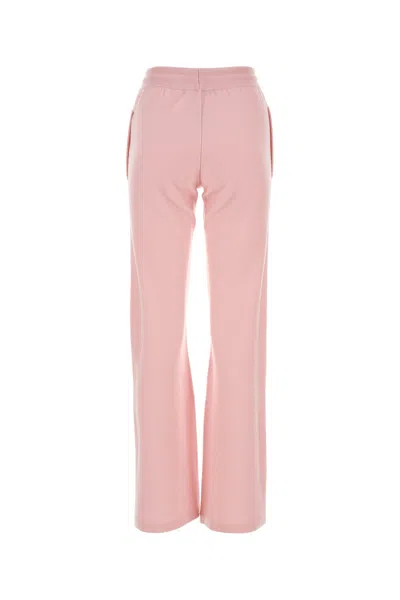 Versace Pink Wool Blend Flared Leg Pant