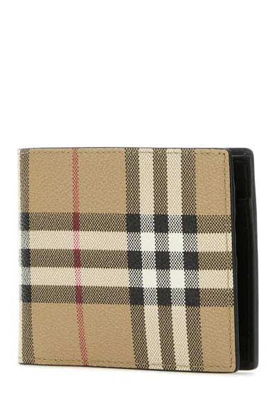 Burberry All-over Check Printed Bi-fold Wallet