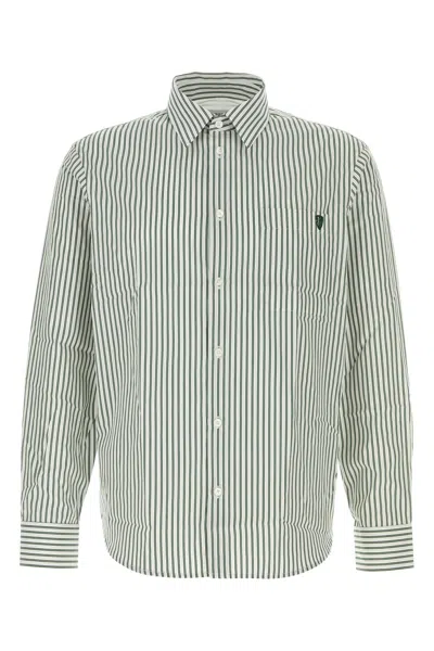 Burberry Shirt Striped Pattern Collar Button-down