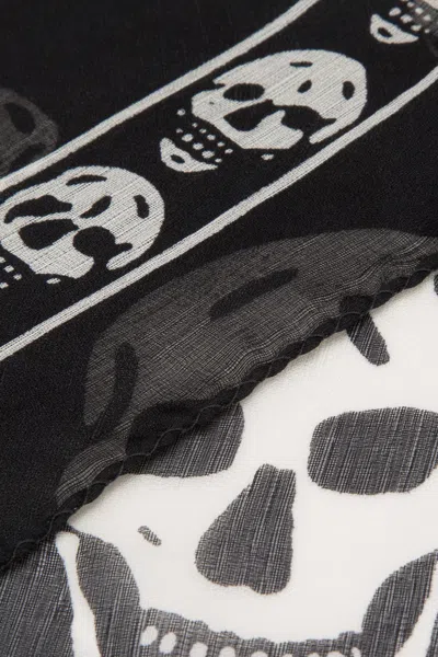 Alexander Mcqueen Silk Skull Scarf