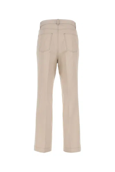 Valentino Sand Gabardine Pant