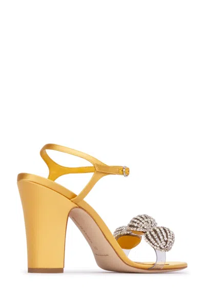Manolo Blahnik Heel Shoes In Yellow