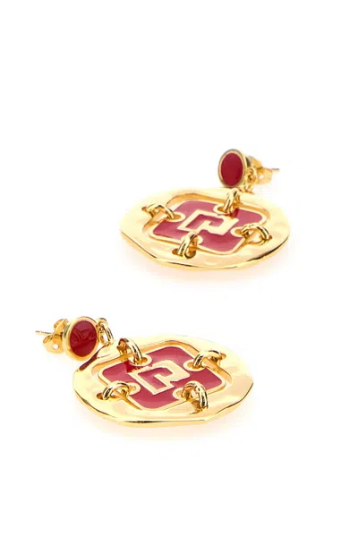 Rabanne Two-tone Metal Earrings