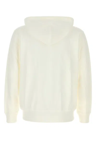 Comme Des Garçon Play White Cotton Sweatshirt