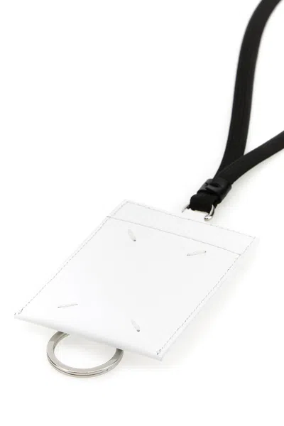 Maison Margiela White Leather Card Holder