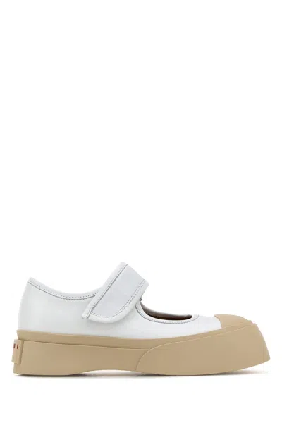 Marni Pablo Low Sneakers In White