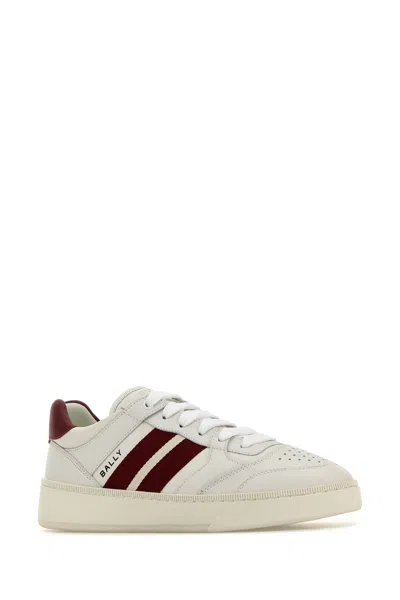Bally Round Toe Low-top Sneakers With Leather Upper