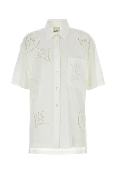 Isabel Marant Women White Modal Blend Bilya Shirt In White