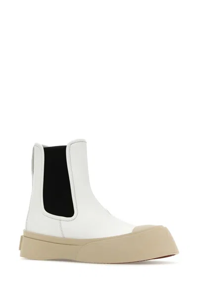 Marni Pablo Ankle Boots In Luxurious Nappa Leather