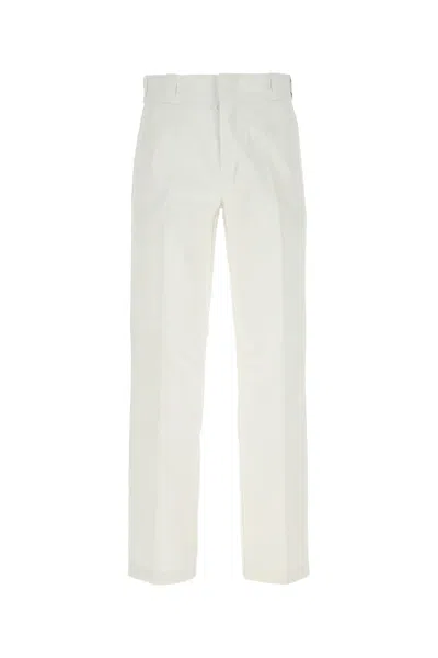 Dickies White Polyester Blend Pant