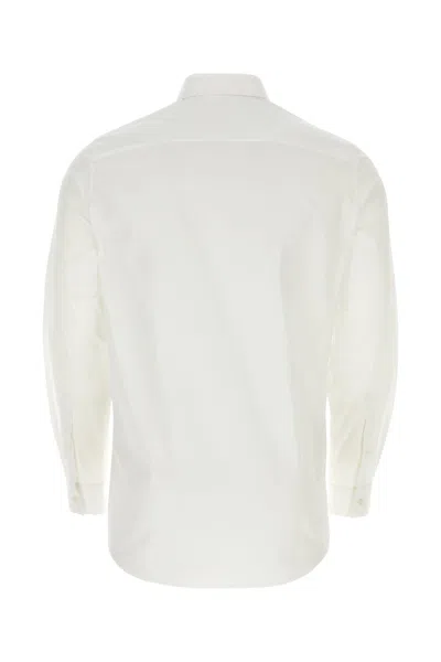 Jil Sander Structured Poplin Shirt With Long Sleeves