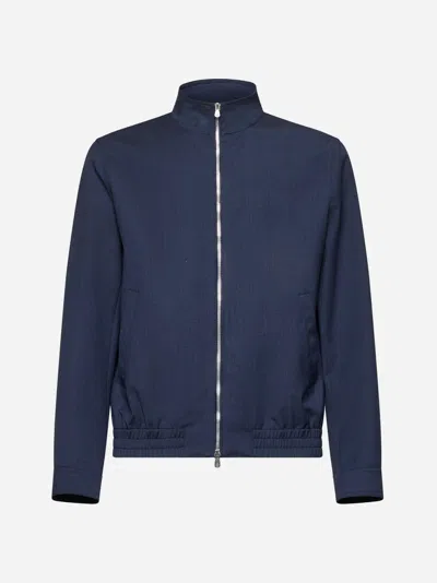 Brunello Cucinelli Cotton-blend Twill Bomber Jacket
