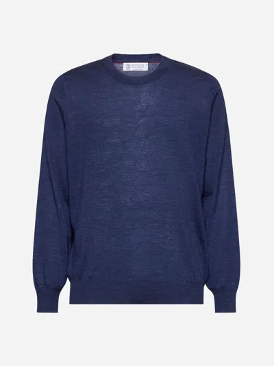 Brunello Cucinelli Virgin Wool-cashmere Crew Neck Jumper