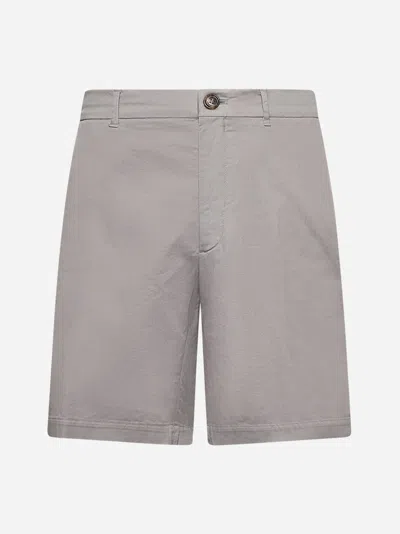Brunello Cucinelli Green Gabardine Bermuda Shorts