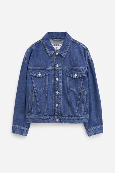 Filippa K Relaxed Jean Jacket In Blue